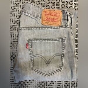 514 Levi's Men's Gray Jeans